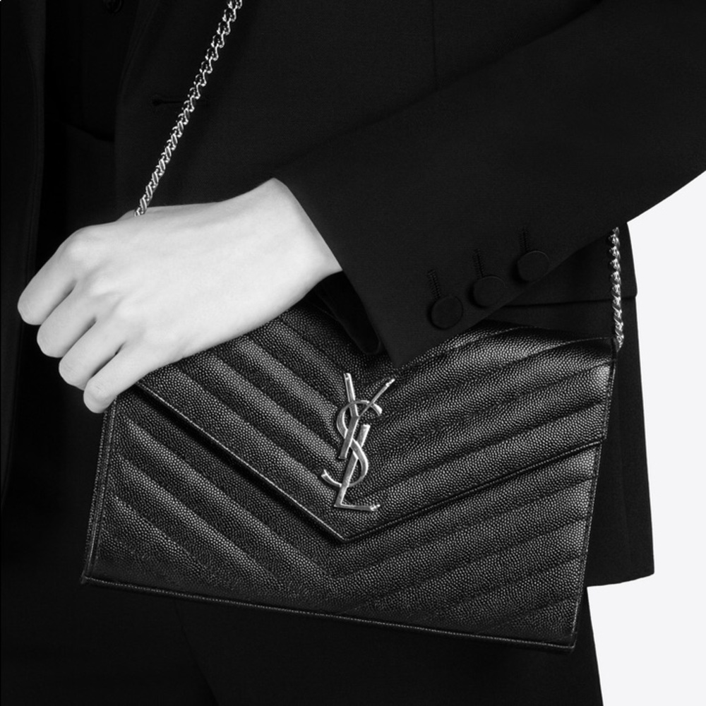 YSL MONOGRAM CHAIN WALLET